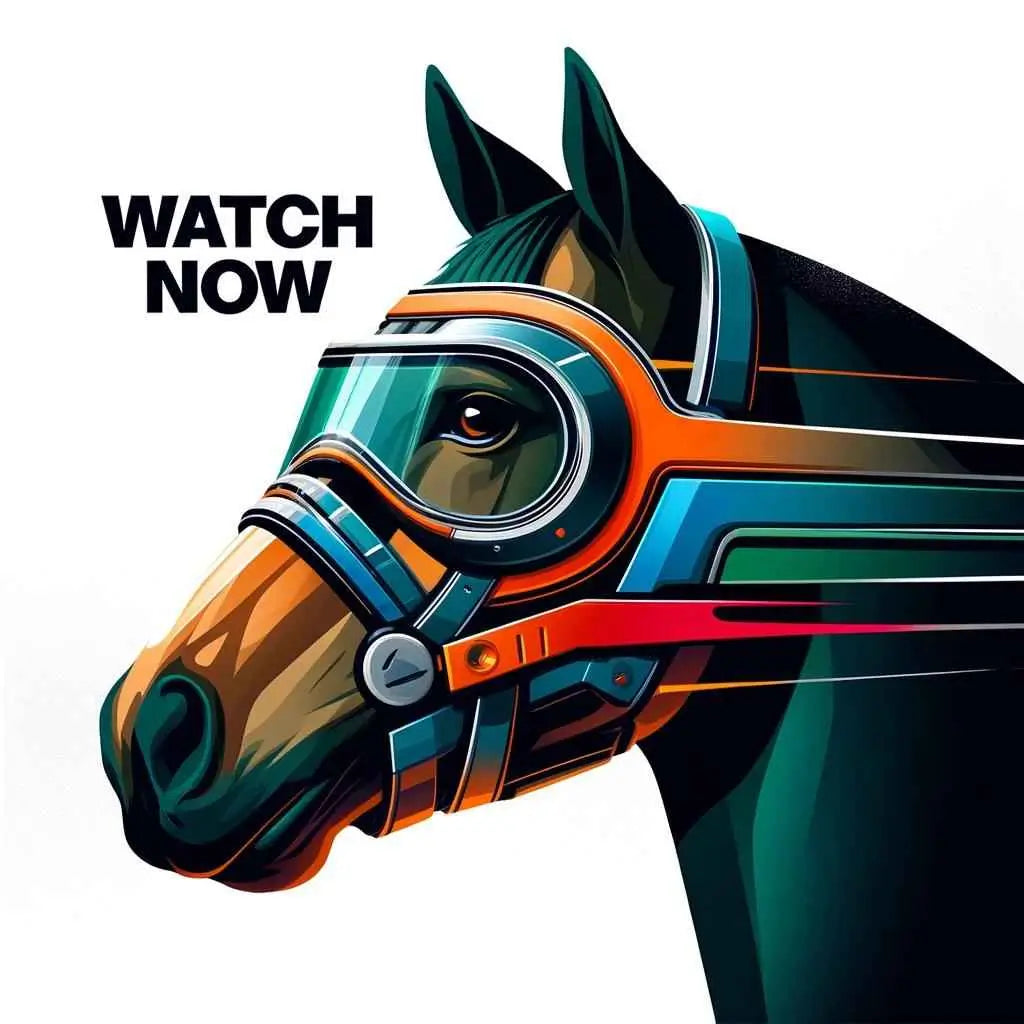 Meet the Iron Man Suit for Your Horse's Face: Flyguard Pro Mesh Mask - just horse riders