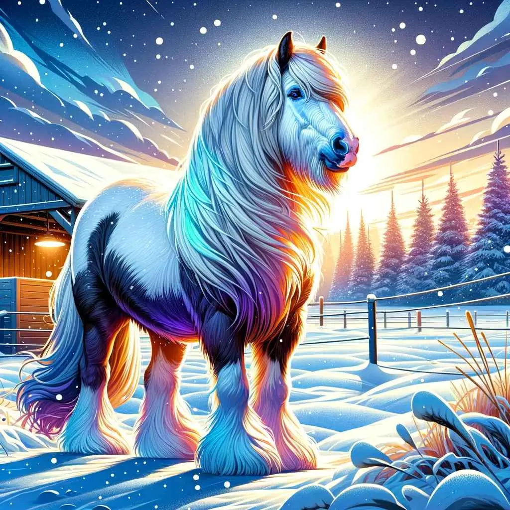 Winter Horse Care: Should Horses Be Out In The Snow? - just horse riders