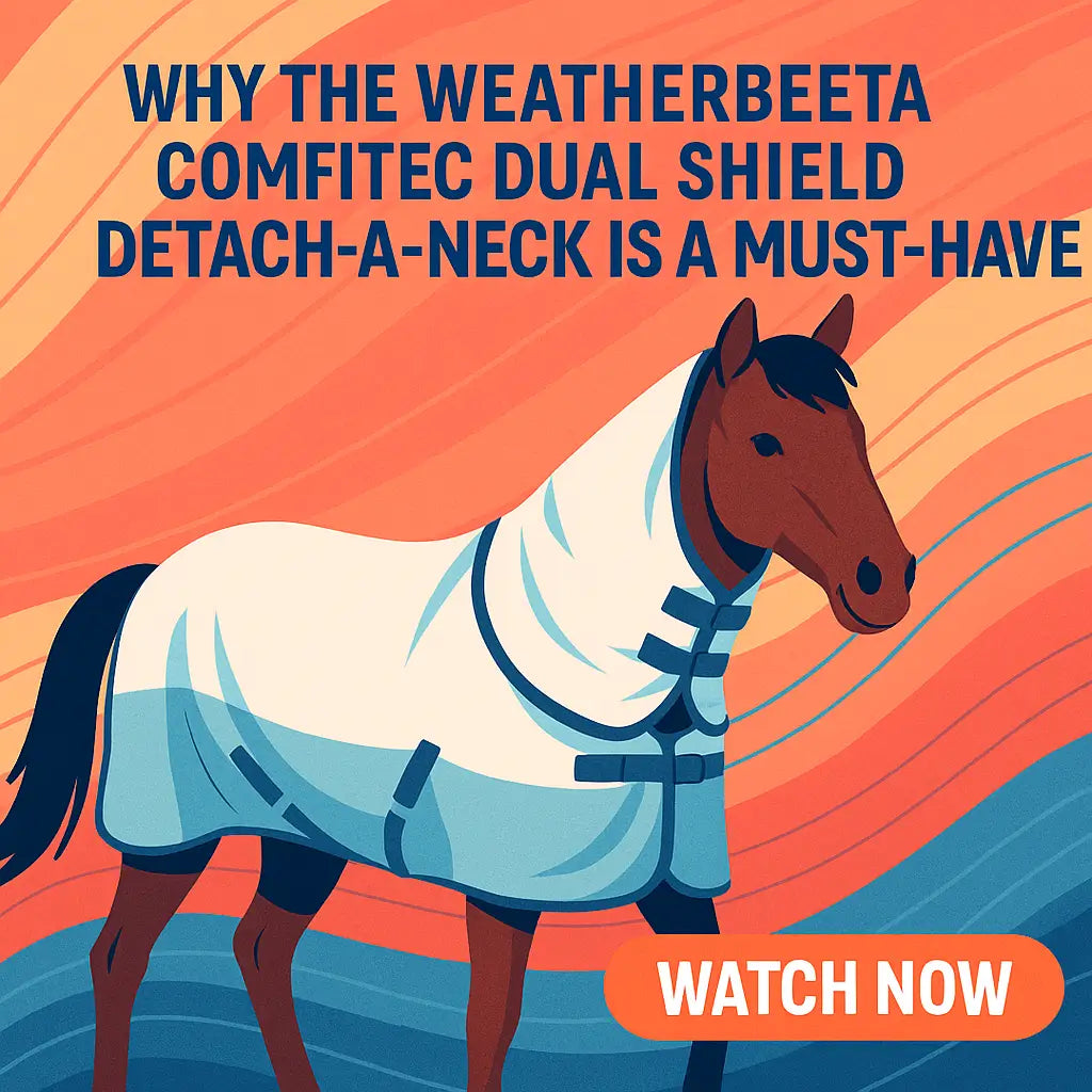 Why The Weatherbeeta Comfitec Dual Shield Detach-A-Neck Is A Must-Have: The All-Weather Fly Rug You’ll Love