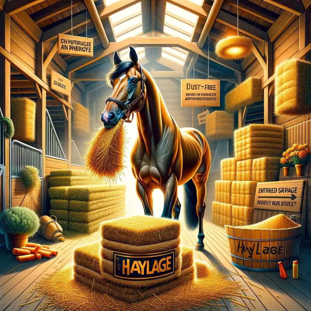 Why is haylage better than hay? - just horse riders