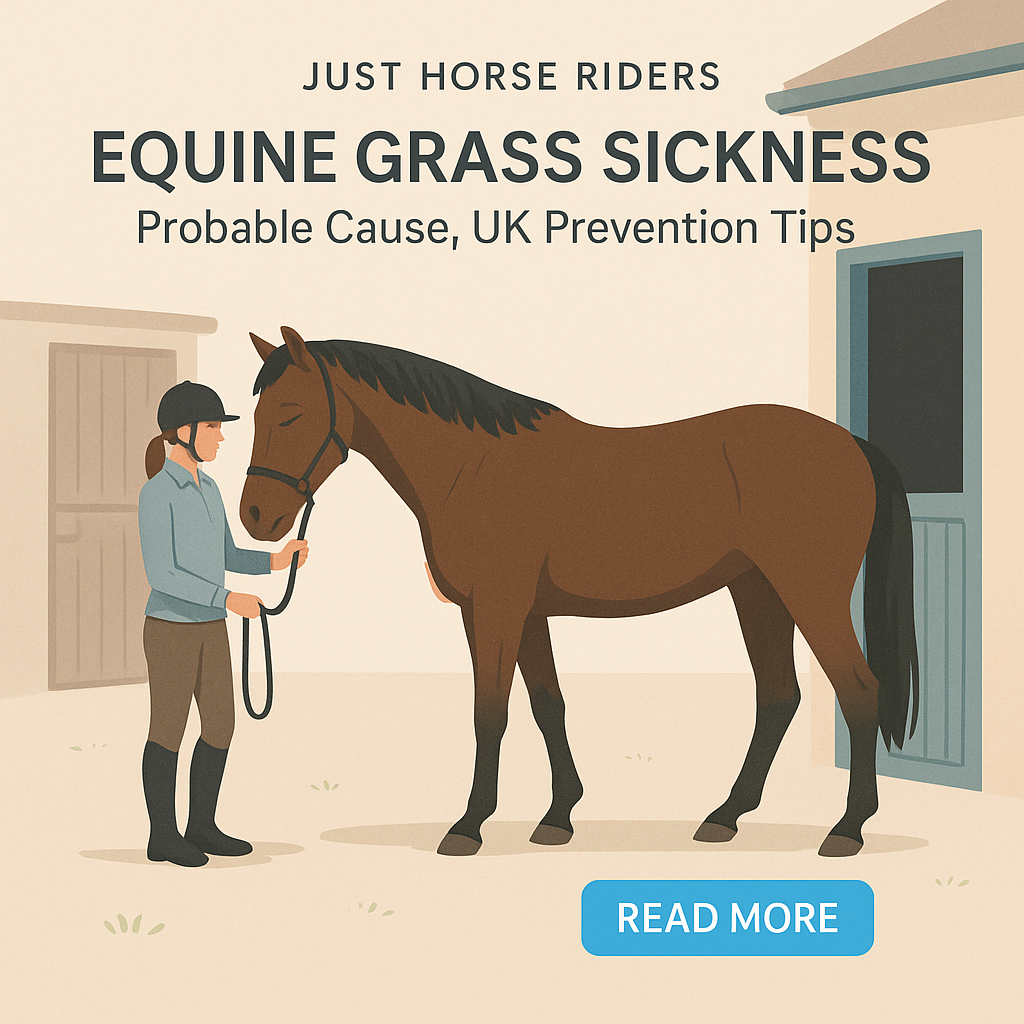 Equine Grass Sickness: Probable Cause, UK Prevention Tips- just horse riders