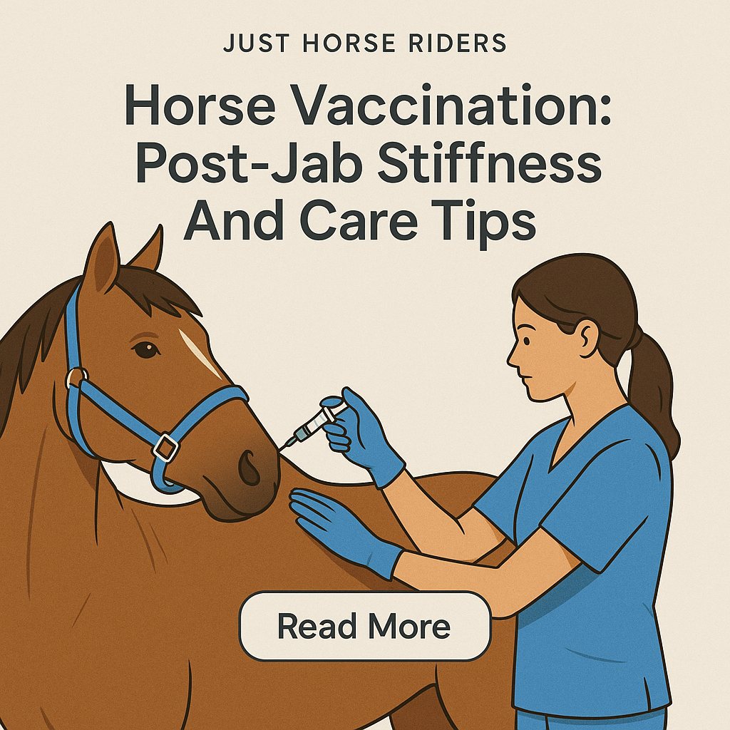Horse Vaccination: Post-Jab Stiffness And Care Tips- just horse riders