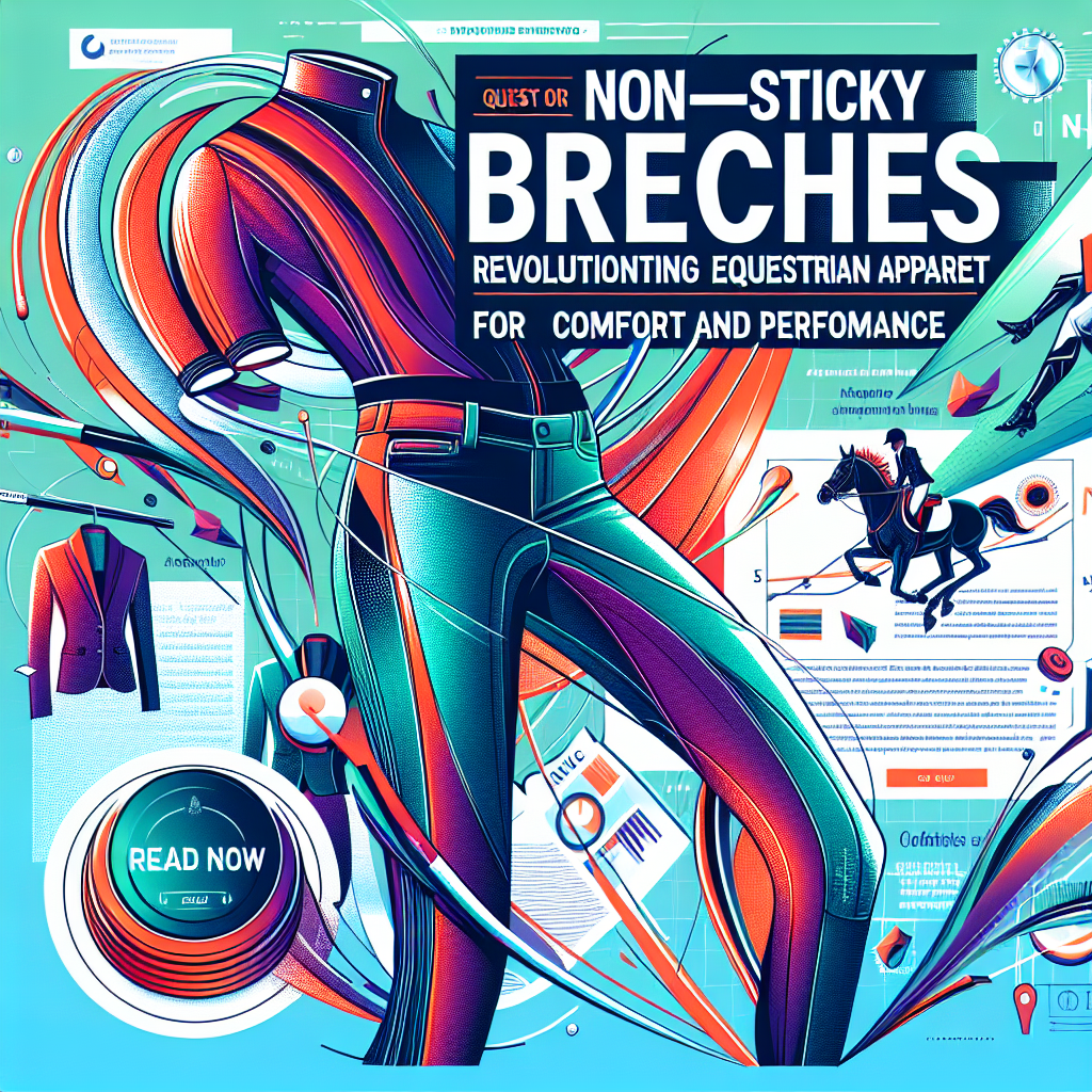 The Quest for Non-Sticky Breeches: Revolutionizing Equestrian Apparel for Comfort and Performance- just horse riders