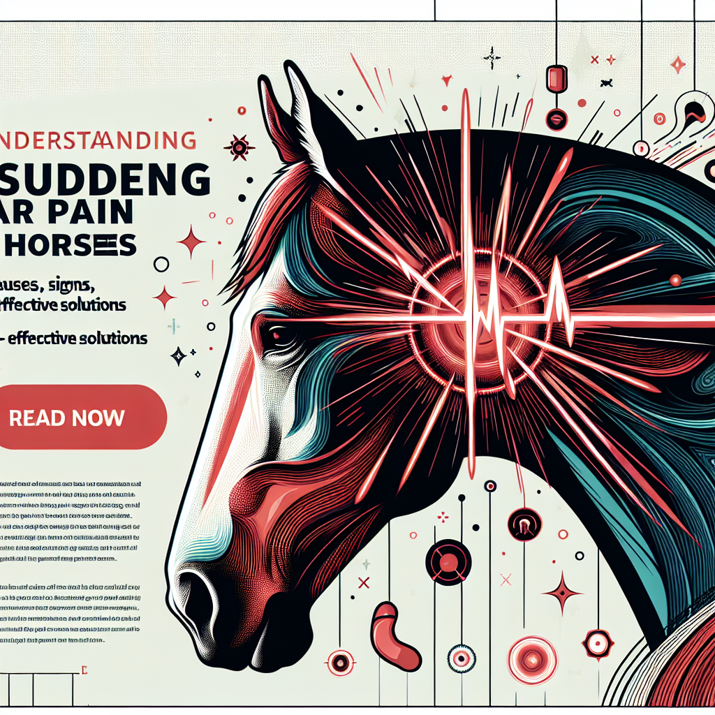 Understanding Sudden Ear Pain in Horses: Causes, Signs, and Effective Solutions- just horse riders
