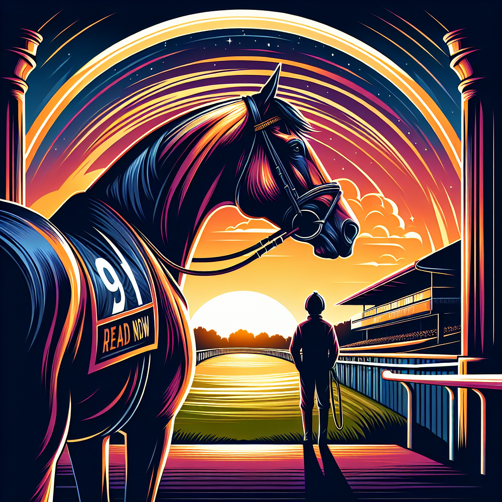 Saying Farewell to the Track: Celebrating the Stirring Career and Retirement of Showhorse Superstar Wellington M- just horse riders
