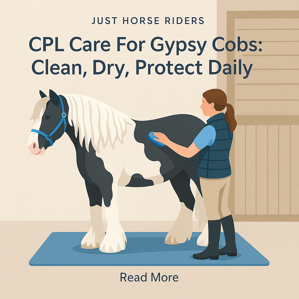 CPL Care For Gypsy Cobs: Clean, Dry, Protect Daily- just horse riders