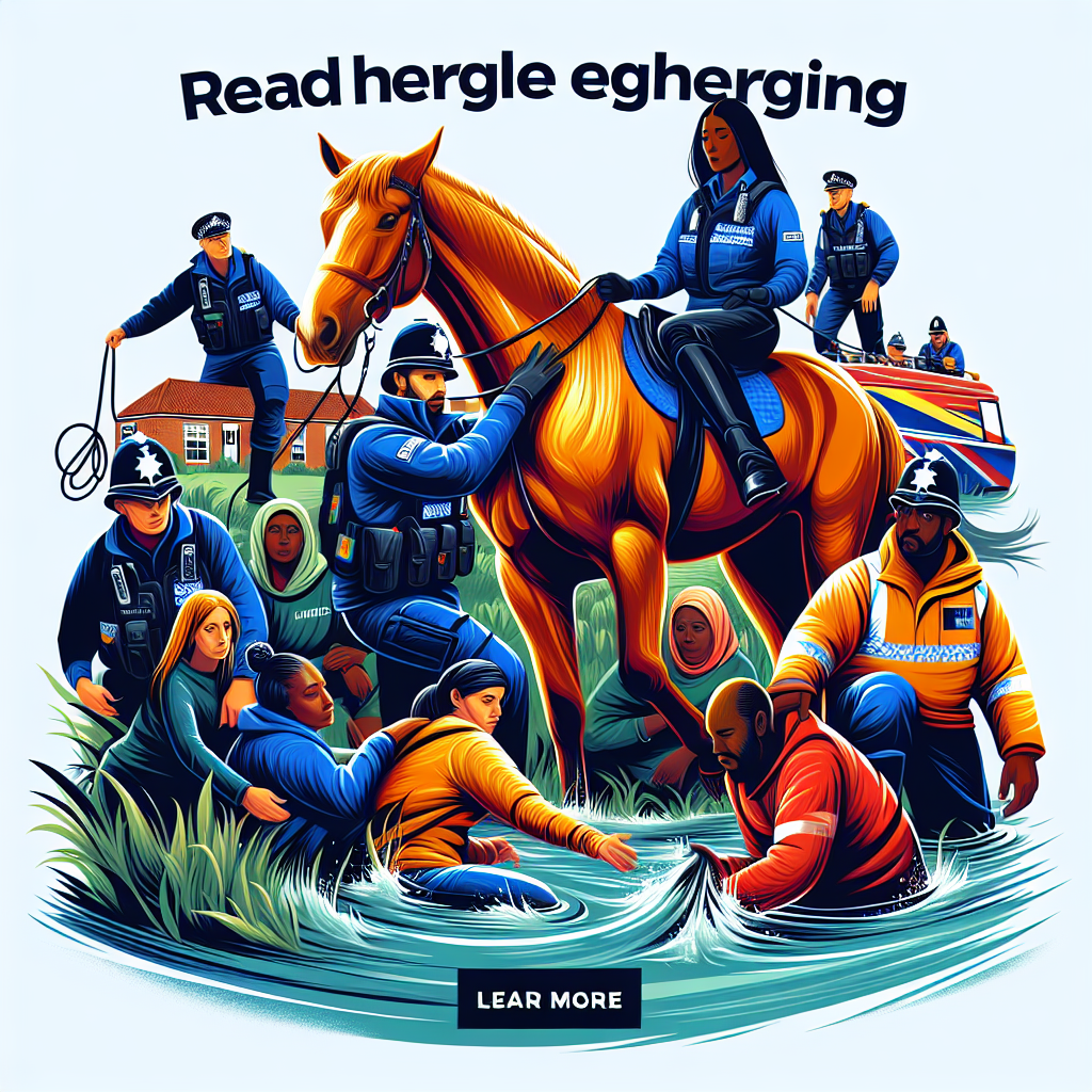 Heroic Rescue Of Stranded Horses In Wellingborough Highlights Power Of Community Collaboration- just horse riders
