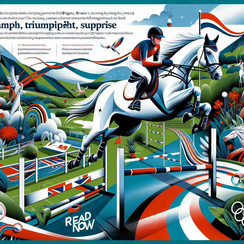 "Britain's Journey to Olympic Showjumping Finals: Triumphs, Surprises, and the New Competitive Landscape"- just horse riders