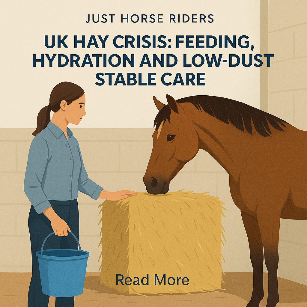 UK Hay Crisis: Feeding, Hydration And Low-Dust Stable Care- just horse riders
