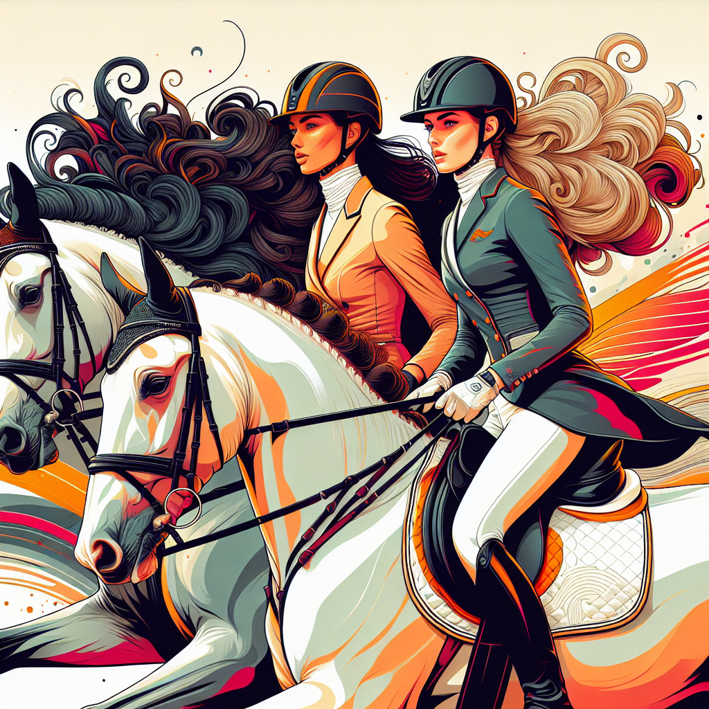 Maxima Bella And Sandra Sysojeva: The Dynamic Duo Dominating The Dressage World- just horse riders