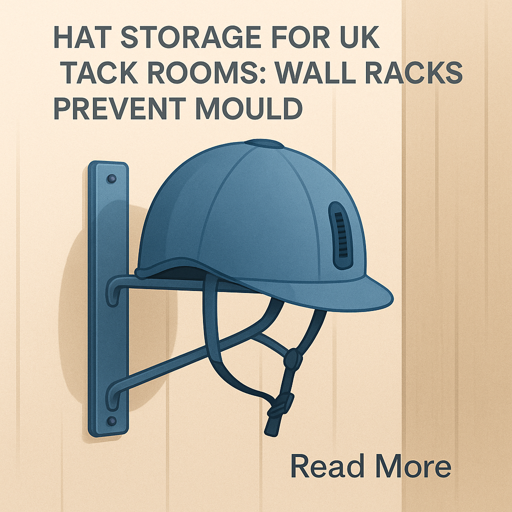 Hat Storage For UK Tack Rooms: Wall Racks Prevent Mould- just horse riders