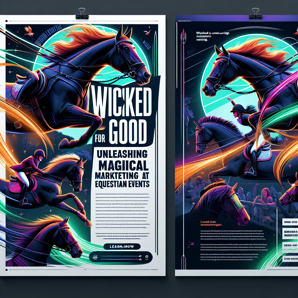 Wicked For Good Unleashes Magical Marketing At Equestrian Events- just horse riders