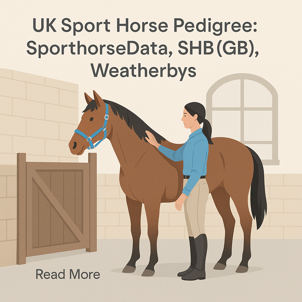 UK Sport Horse Pedigree: SporthorseData, SHB(GB), Weatherbys- just horse riders