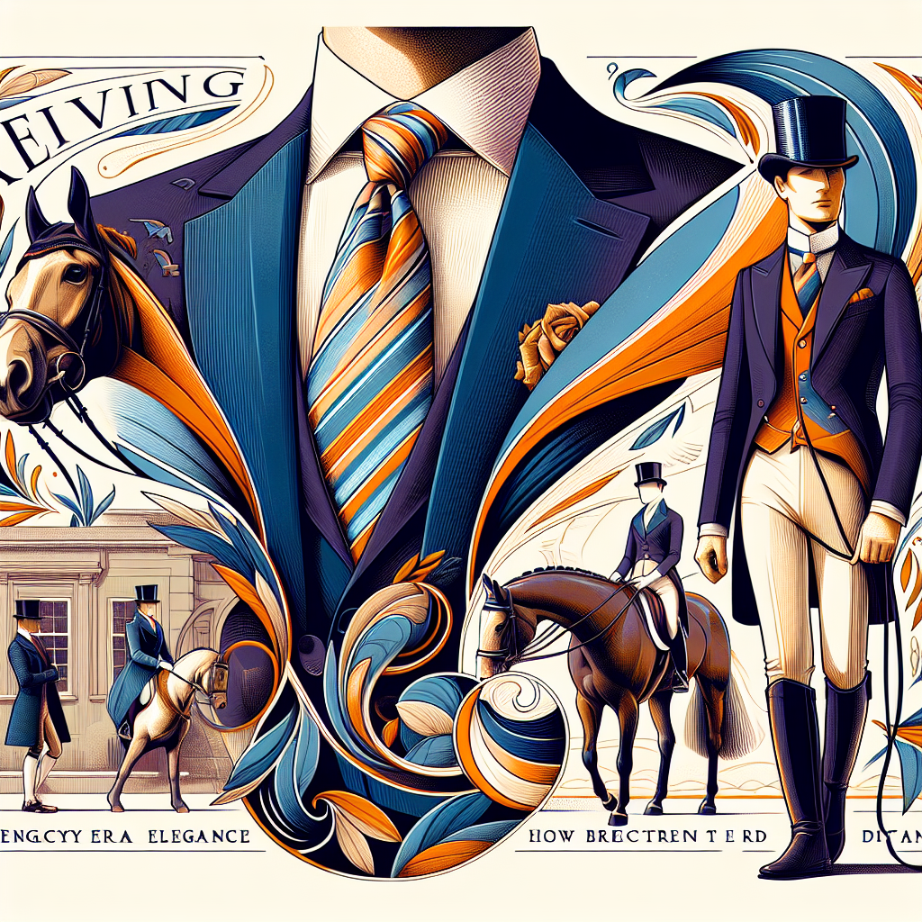 Reviving the Regency Era Elegance: How Bridgerton Sparked the Trend for Stock Ties in Equestrian Fashion- just horse riders