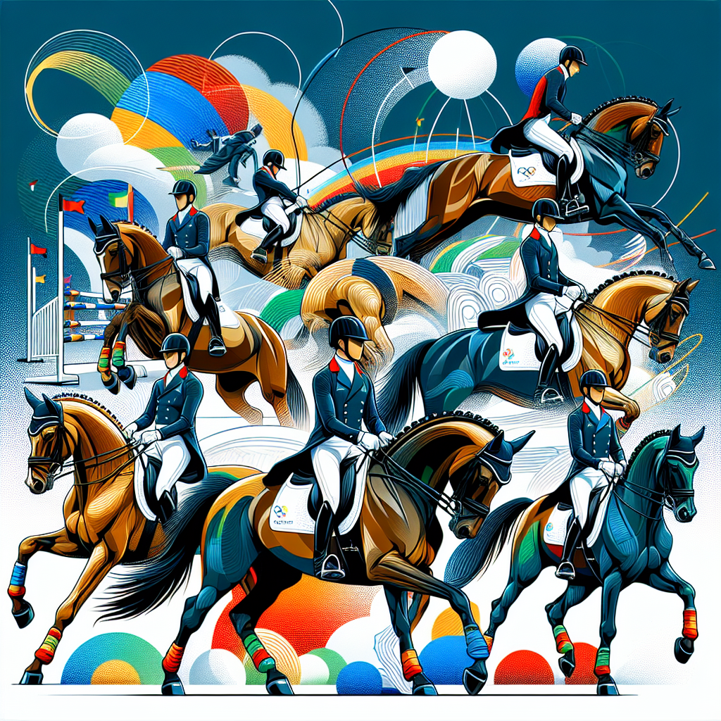British Dressage Team Clinches Olympic Spot with Dazzling Performance in Paris 2024 Qualifiers- just horse riders