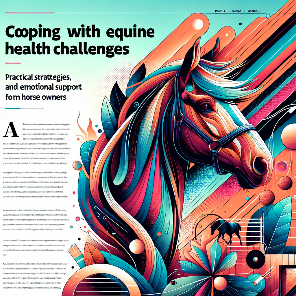 Coping with Equine Health Challenges: Practical Strategies and Emotional Support for Horse Owners- just horse riders