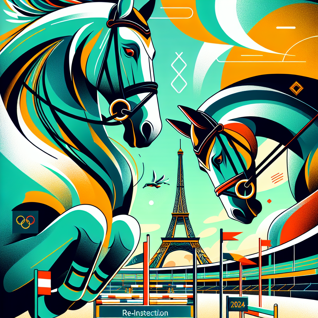 "Paris 2024 Olympic Showjumping: Will Viking D’La Rousserie and Contendros 2 Pass Re-Inspection?"- just horse riders