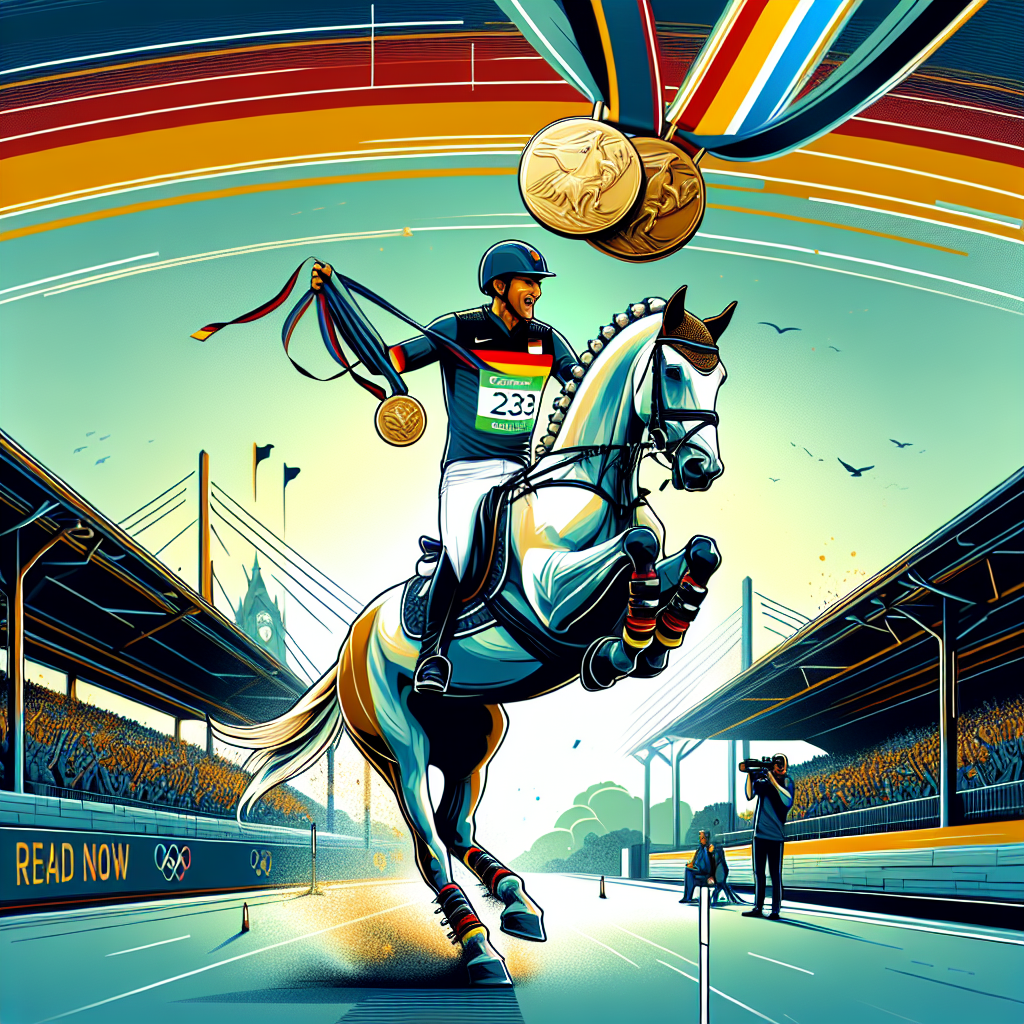 Michael Jung's Historic Third Gold at the 2024 Paris Olympics Shatters Records in Equestrian Eventing- just horse riders
