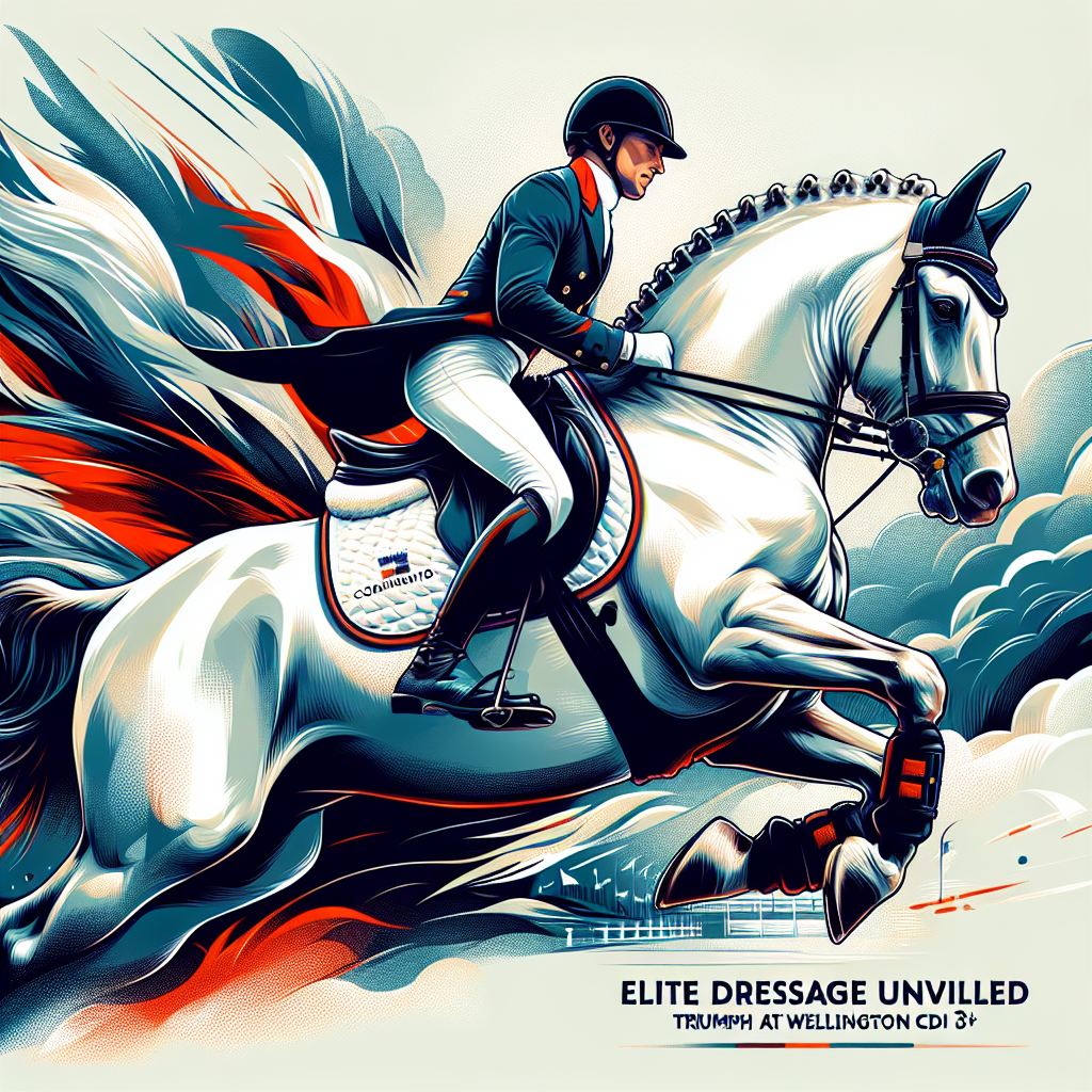 Elite Dressage Unveiled: Charlotte Dujardin and Imhotep's Triumph at Wellington CDI3*- just horse riders
