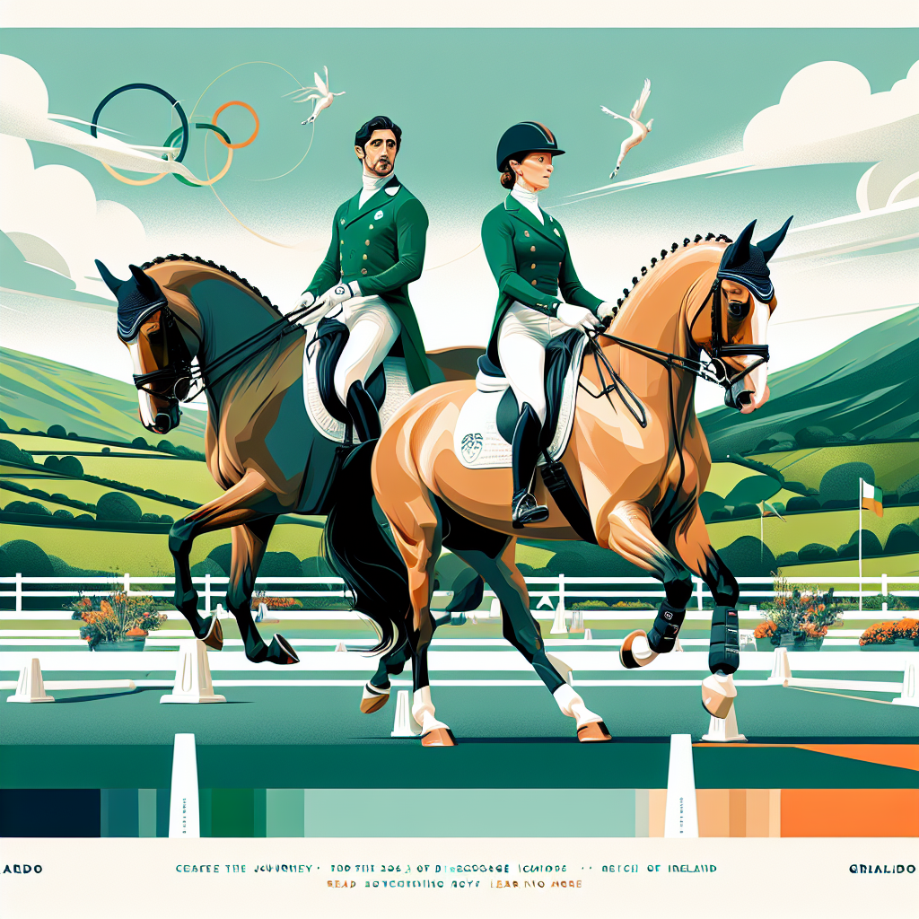 Follow the Journey of Giraldo and Abi Lyle: Ireland's Dressage Icons Eyeing Paris 2024 Olympics- just horse riders