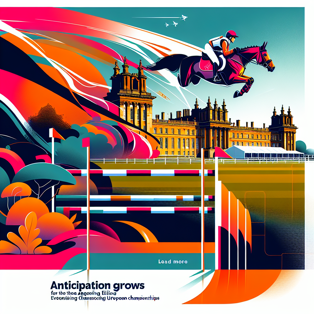 Anticipation Grows For The 2025 Agria FEI Eventing European Championships At Blenheim Palace- just horse riders