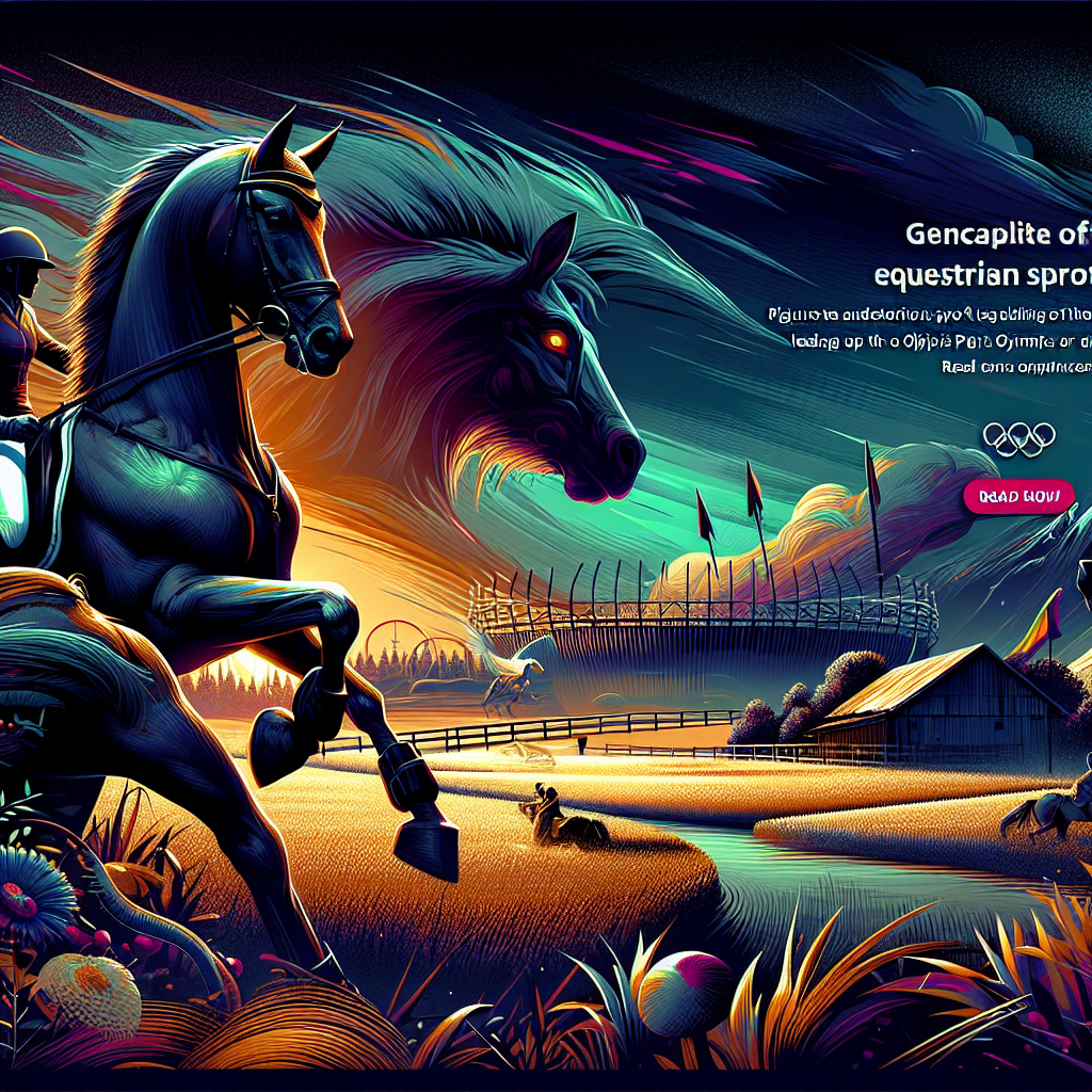 Riding into Controversy: Unpacking the Anticipation and Drama of Equestrian Sports Ahead of the Paris 2024 Olympics- just horse riders