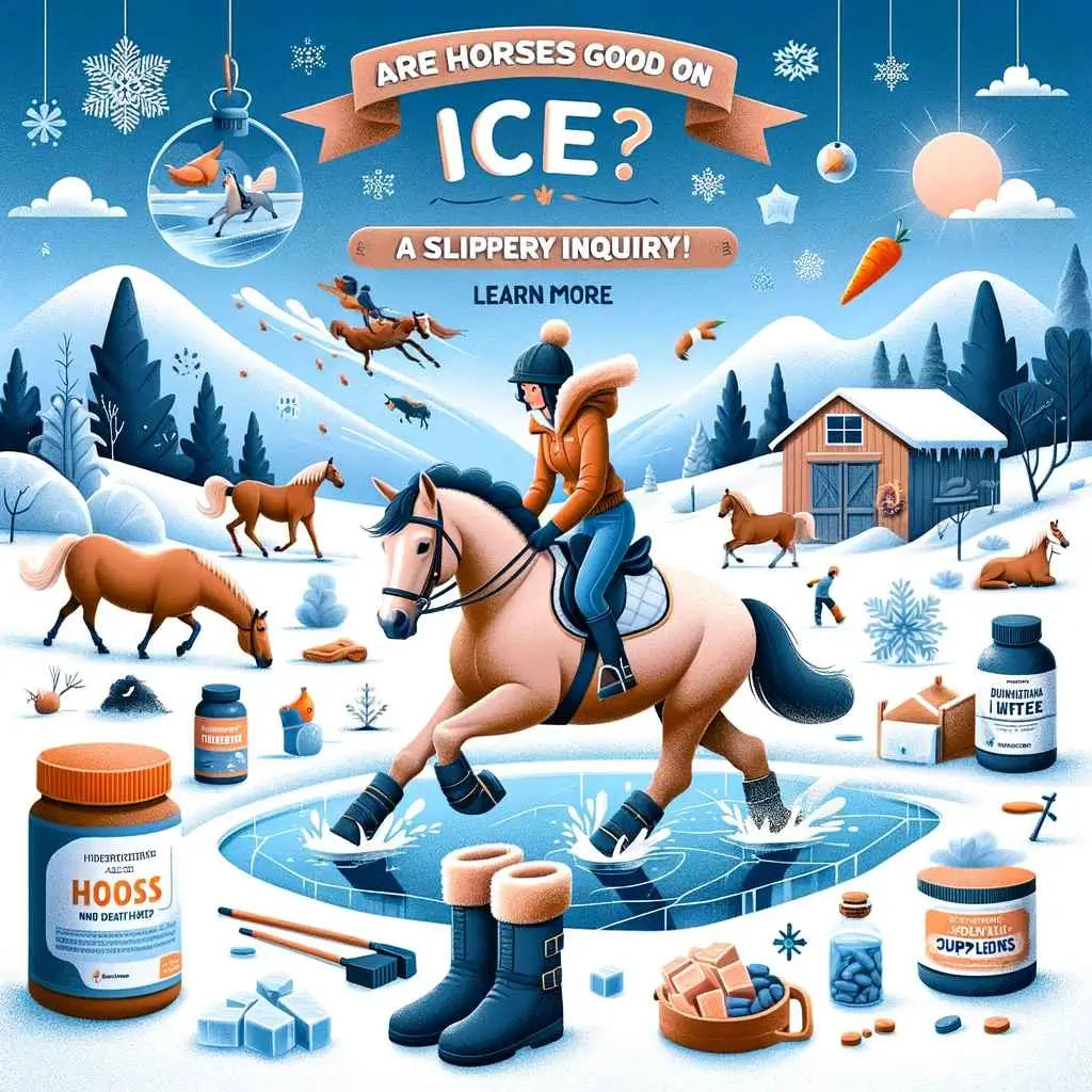 are horses good on ice - just horse riders