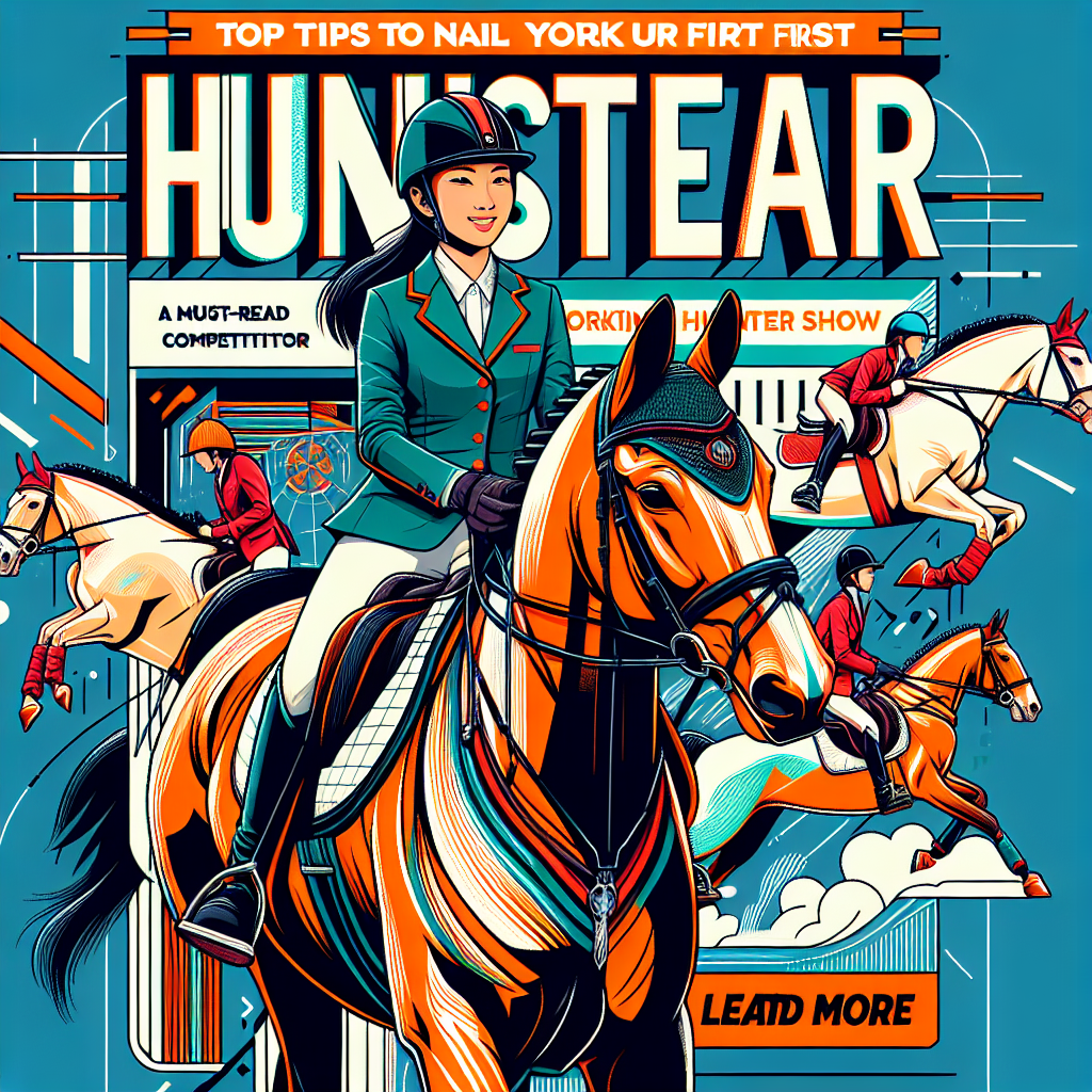 Top Tips To Nail Your First Working Hunter Show: A Must-Read For New Competitors- just horse riders