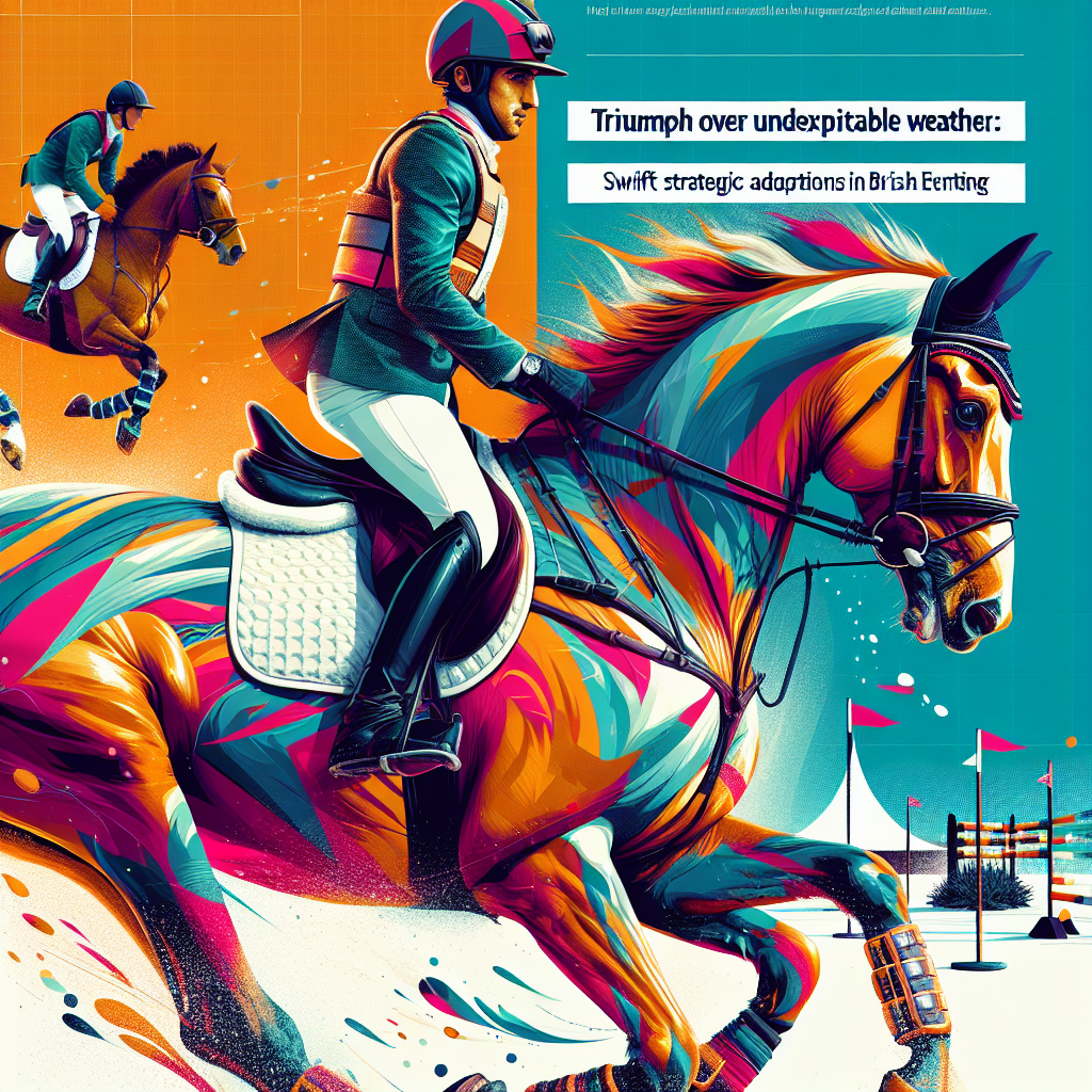 Swift Strategic Adaptations: How British Eventing Triumphed Over Spring's Unpredictable Weather- just horse riders