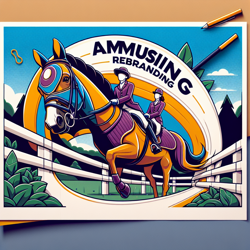 Ros Canter's Playful Rebranding Harnesses Humor In Equestrian Sports- just horse riders