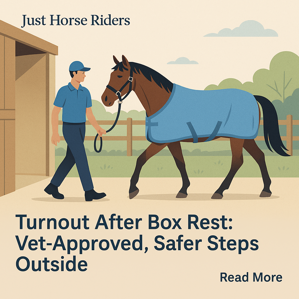 Turnout After Box Rest: Vet-Approved, Safer Steps Outside- just horse riders