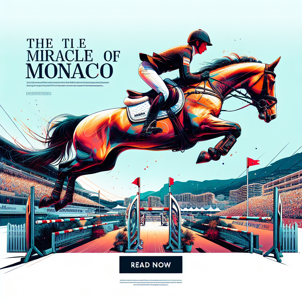 Monaco's Miraculous Show Jumping Success At 16 With Harrie Smolders- just horse riders