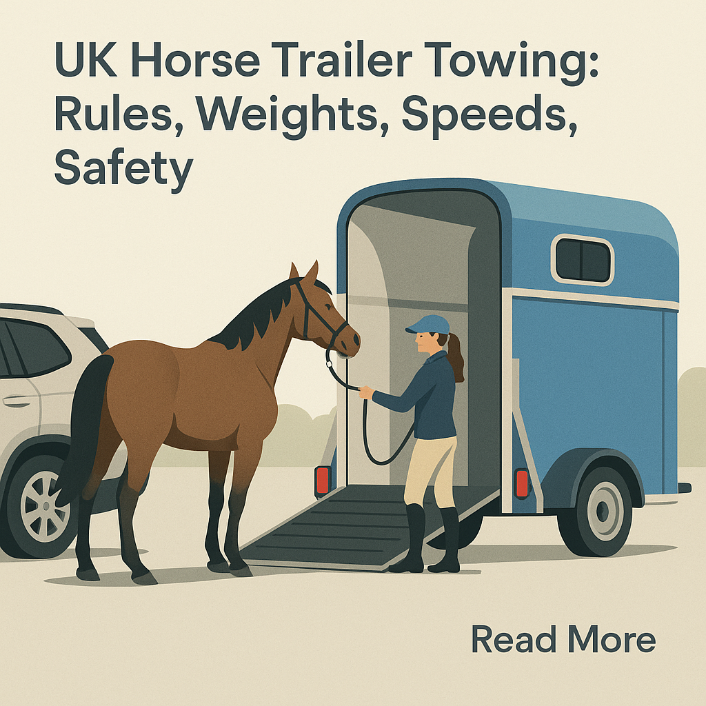 UK Horse Trailer Towing: Rules, Weights, Speeds, Safety- just horse riders