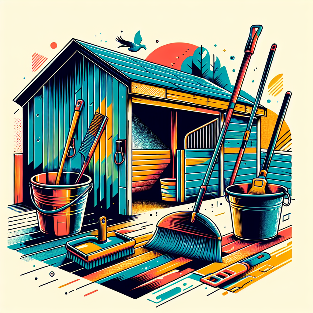 Essential Tips for Freshening Up Your Stable: A Step-by-Step Cleaning Guide- just horse riders