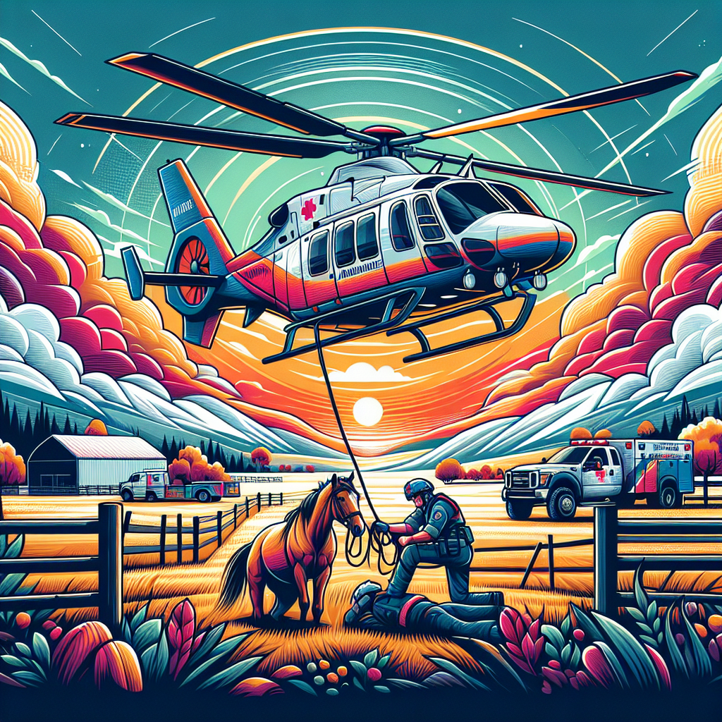 Air Ambulance Services: A Lifeline for Rural Equestrians in Emergency Scenarios- just horse riders