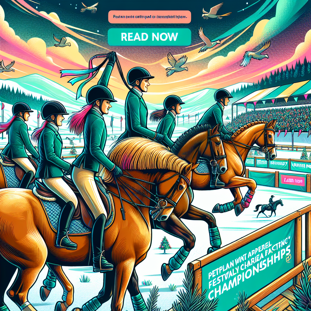 "Showcasing Equine Excellence: Young Riders Triumph at the 2024 Petplan Winter Area Festival Championships"- just horse riders