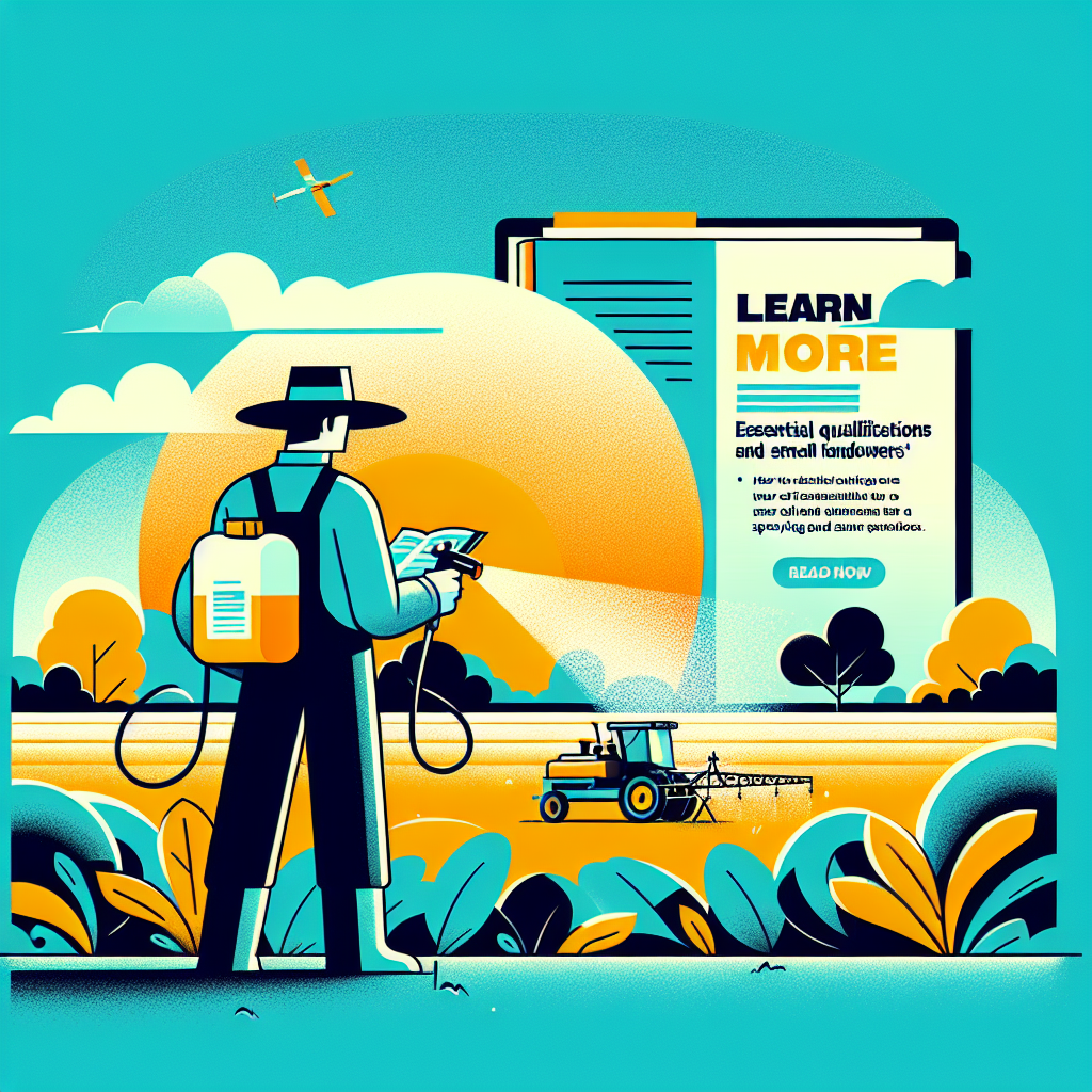 How To Spray Your Own Fields: Essential Qualifications And Practical Tips For Small Landowners- just horse riders