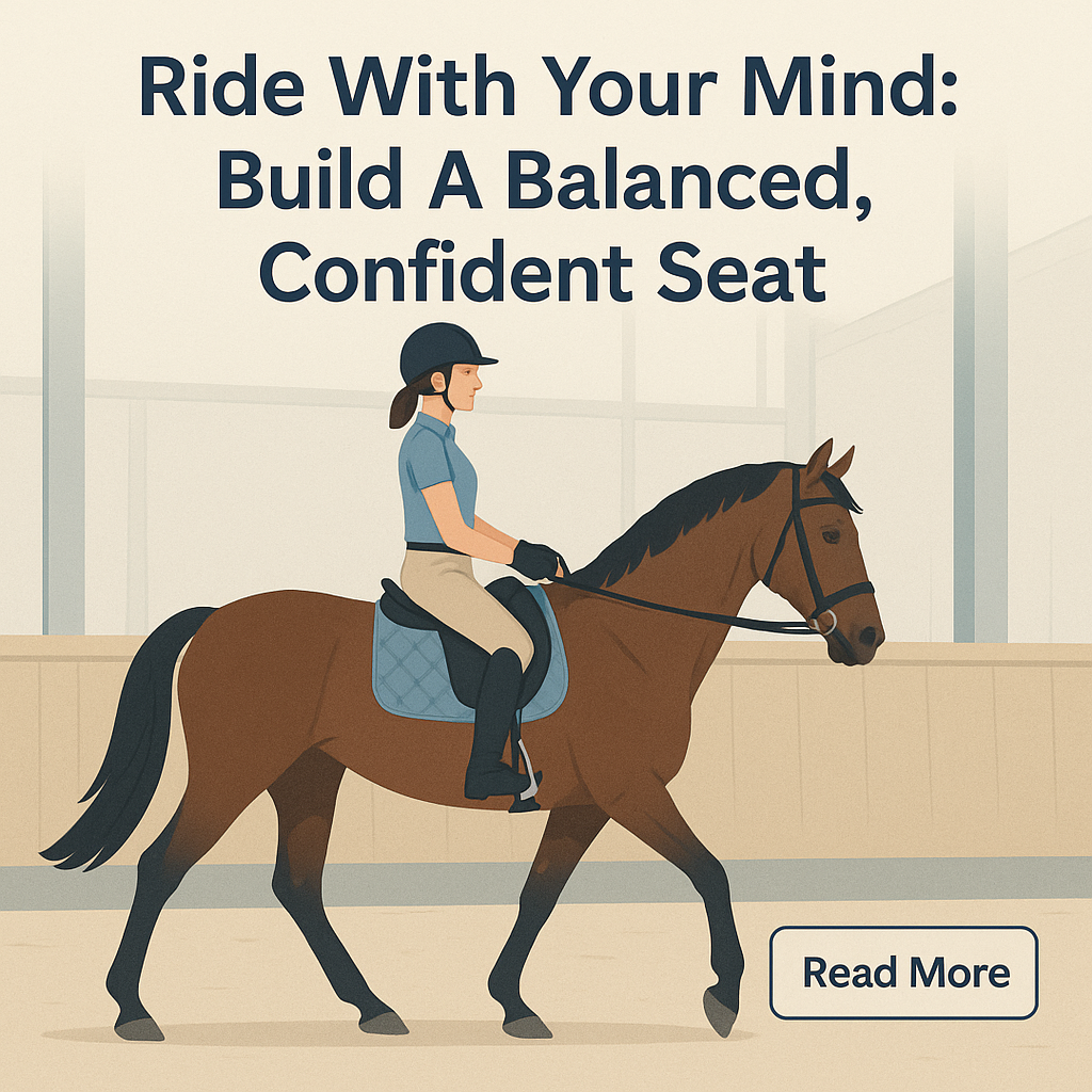 Ride With Your Mind: Build A Balanced, Confident Seat- just horse riders