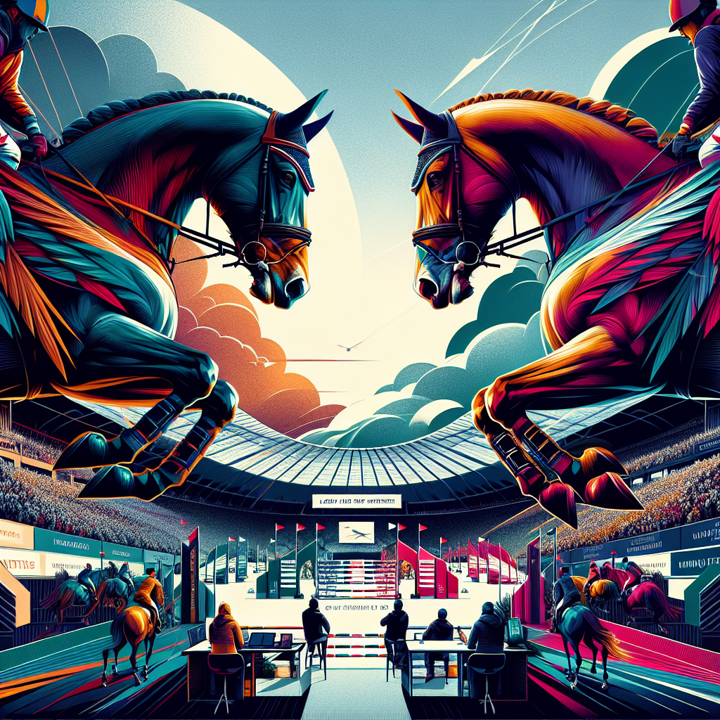 United Touch S Vs King Edward The Show Jumping Showdown Of The Century- just horse riders