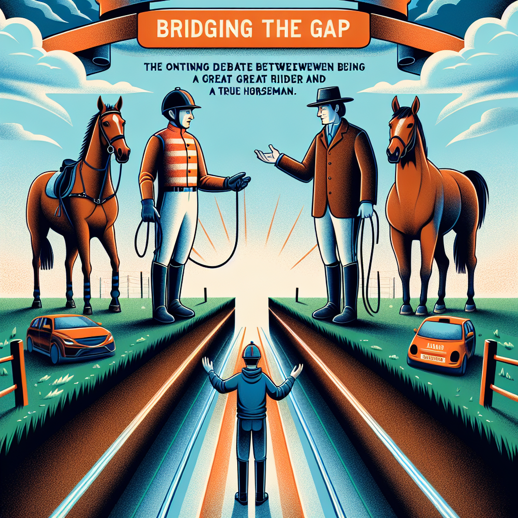 Bridging the Gap: The Ongoing Debate Between Being a Great Rider and a True Horseman- just horse riders