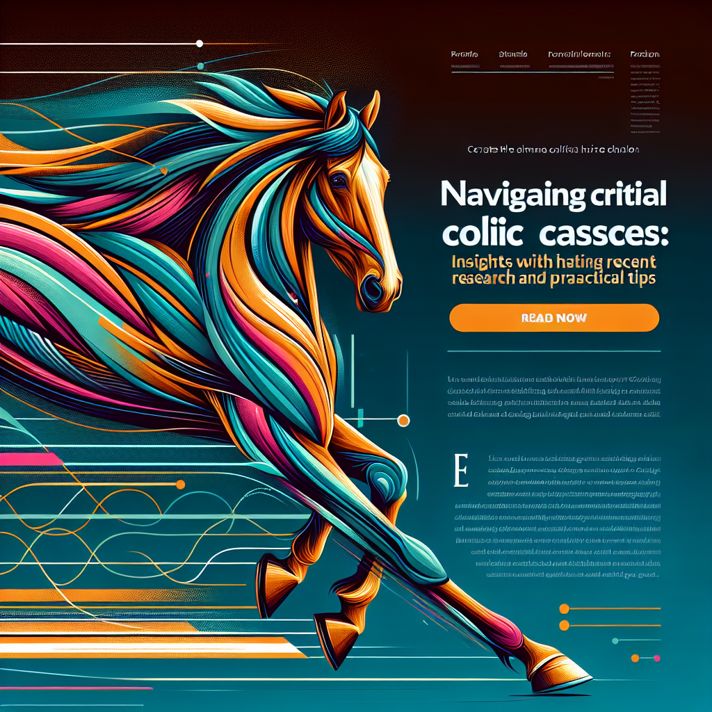 Navigating Critical Colic Cases in Horses: Insights from Recent Research and Practical Tips- just horse riders