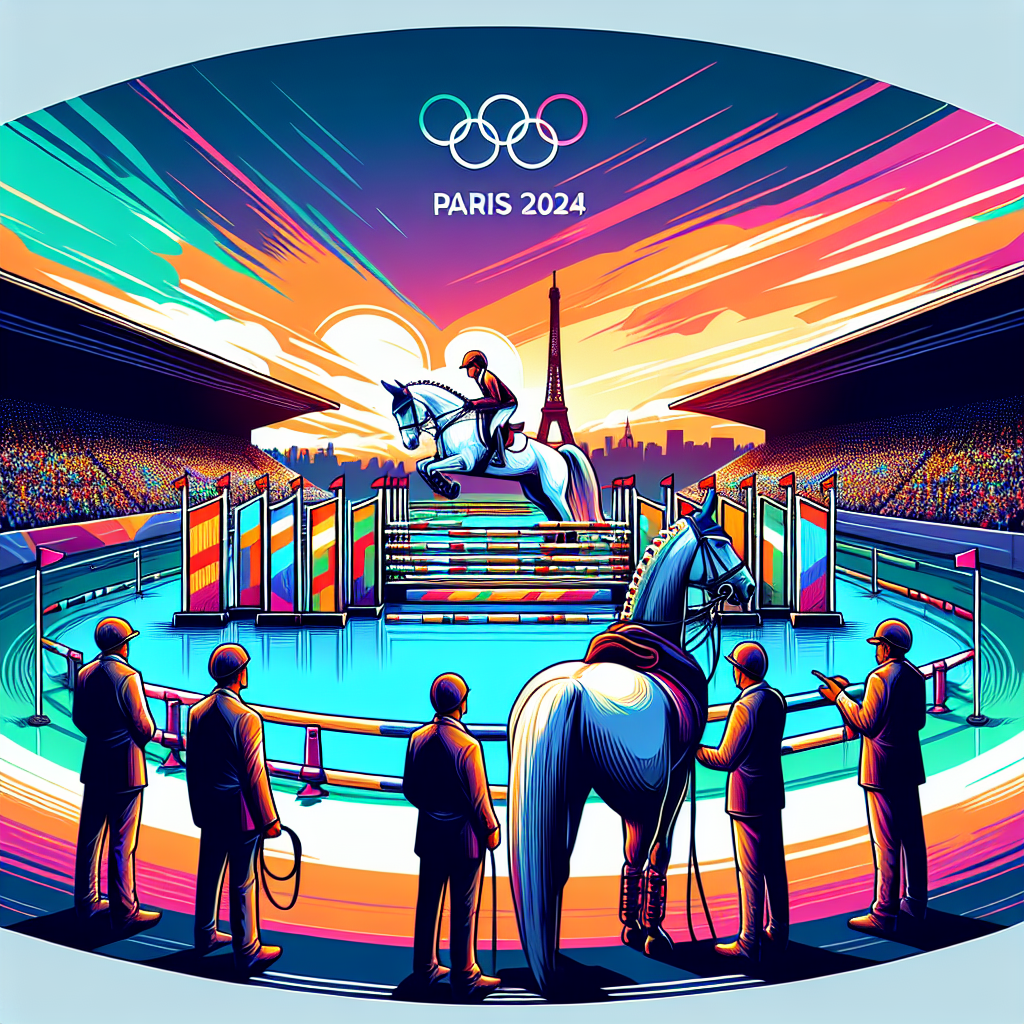 Trot-Up Drama at Paris 2024: Key Horses Fail Inspection, Impacting Equestrian Showjumping- just horse riders