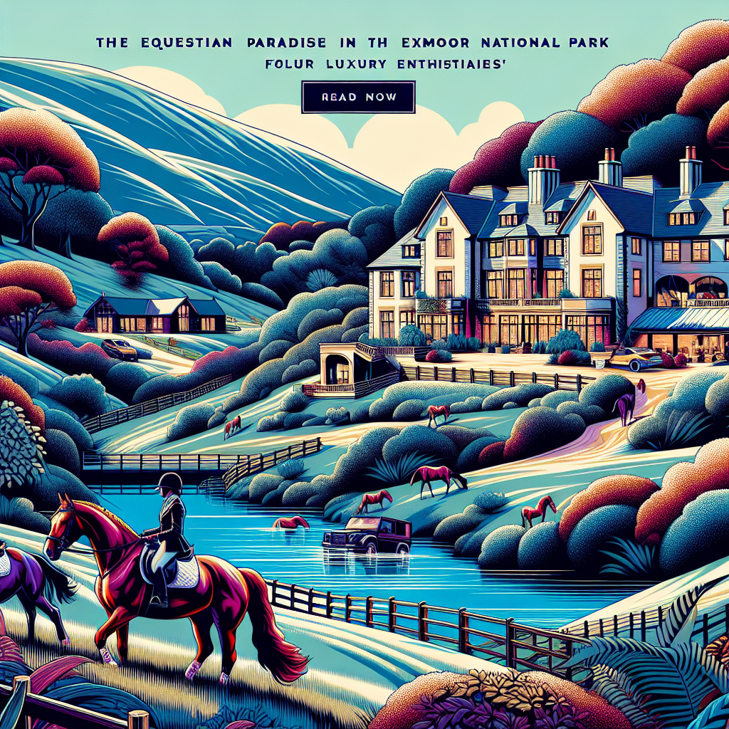 Emmetts Grange: An Equestrian Paradise in Exmoor National Park for Luxury Enthusiasts- just horse riders