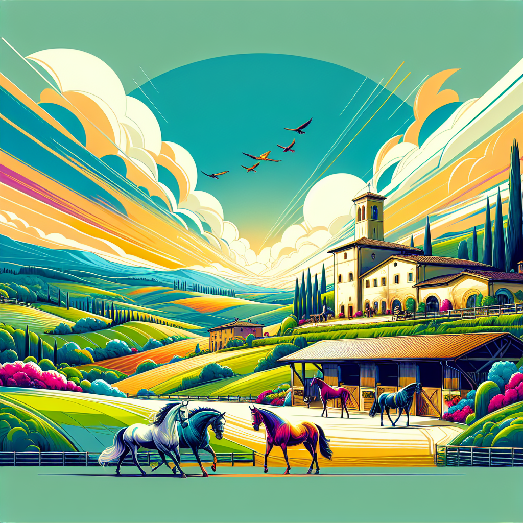 Discover The Luxurious Equestrian Haven Amid Tuscany's Scenic Splendor- just horse riders