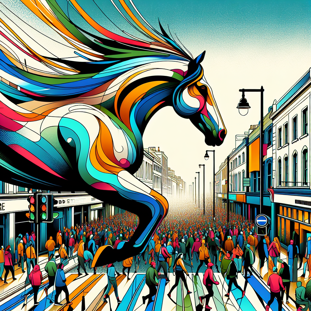 Community Heroes Unite: The Tale Of The Loose Horse On High Street- just horse riders