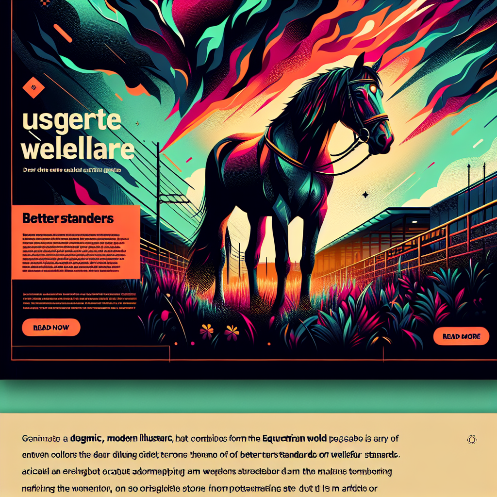 Unveiling the Dark Side of the Equestrian World: The Urgent Need for Better Horse Welfare Standards- just horse riders