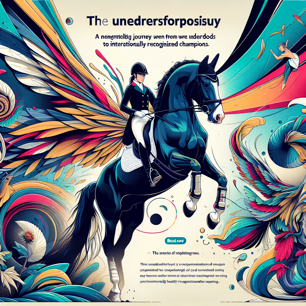 "From Underdog to International Champion: The Rise of Dressage Star Jagerbomb and His Rider Becky Moody"- just horse riders