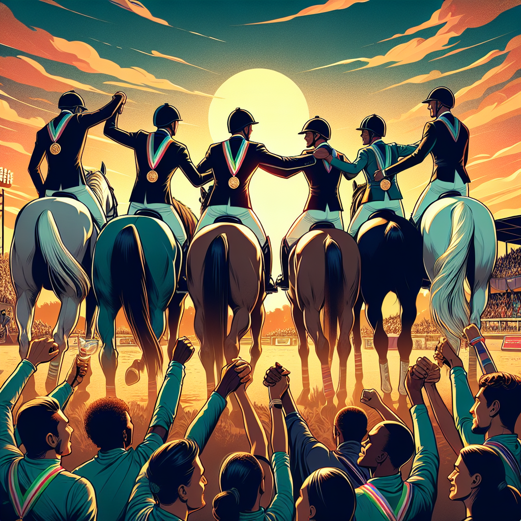 Farewells Victories And Bonds In The Equestrian Sphere- just horse riders