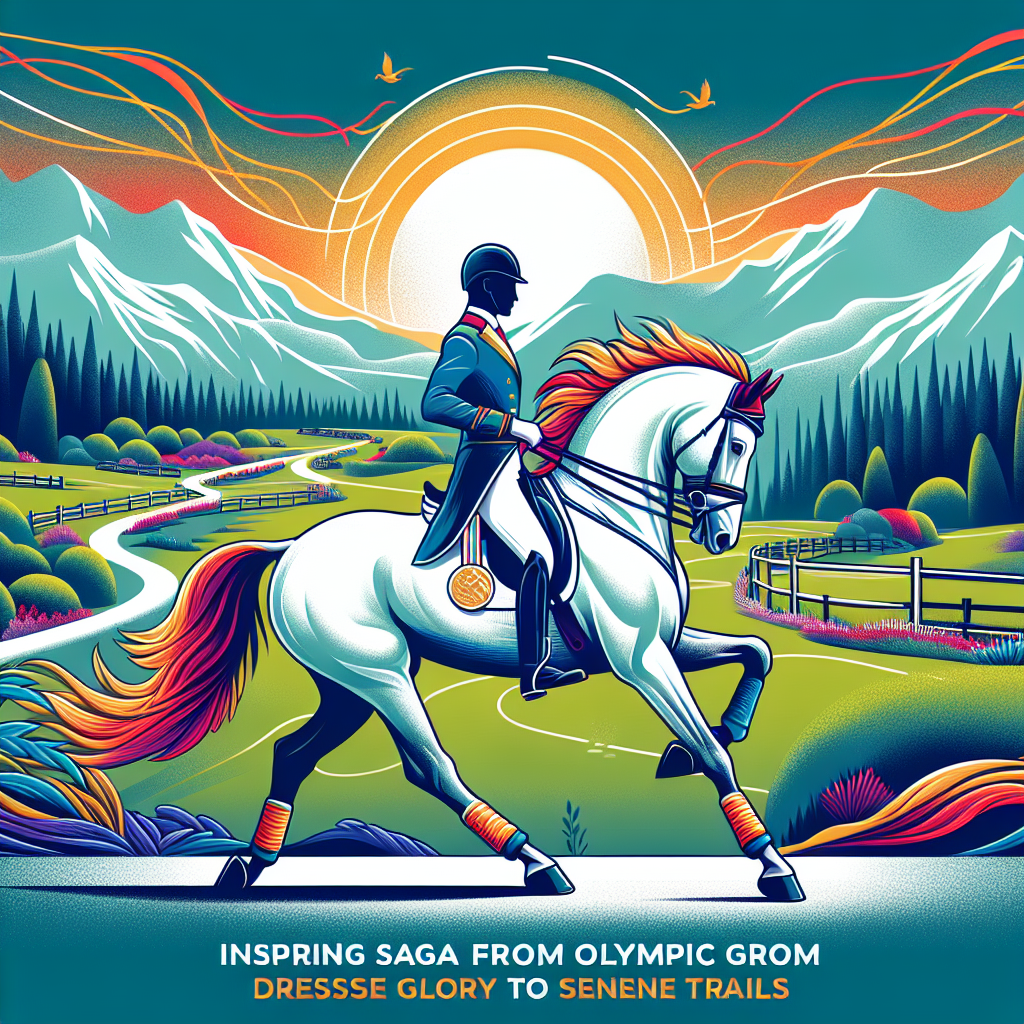 From Olympic Dressage Glory to Serene Trails: The Inspiring Saga of Aquamarijn- just horse riders