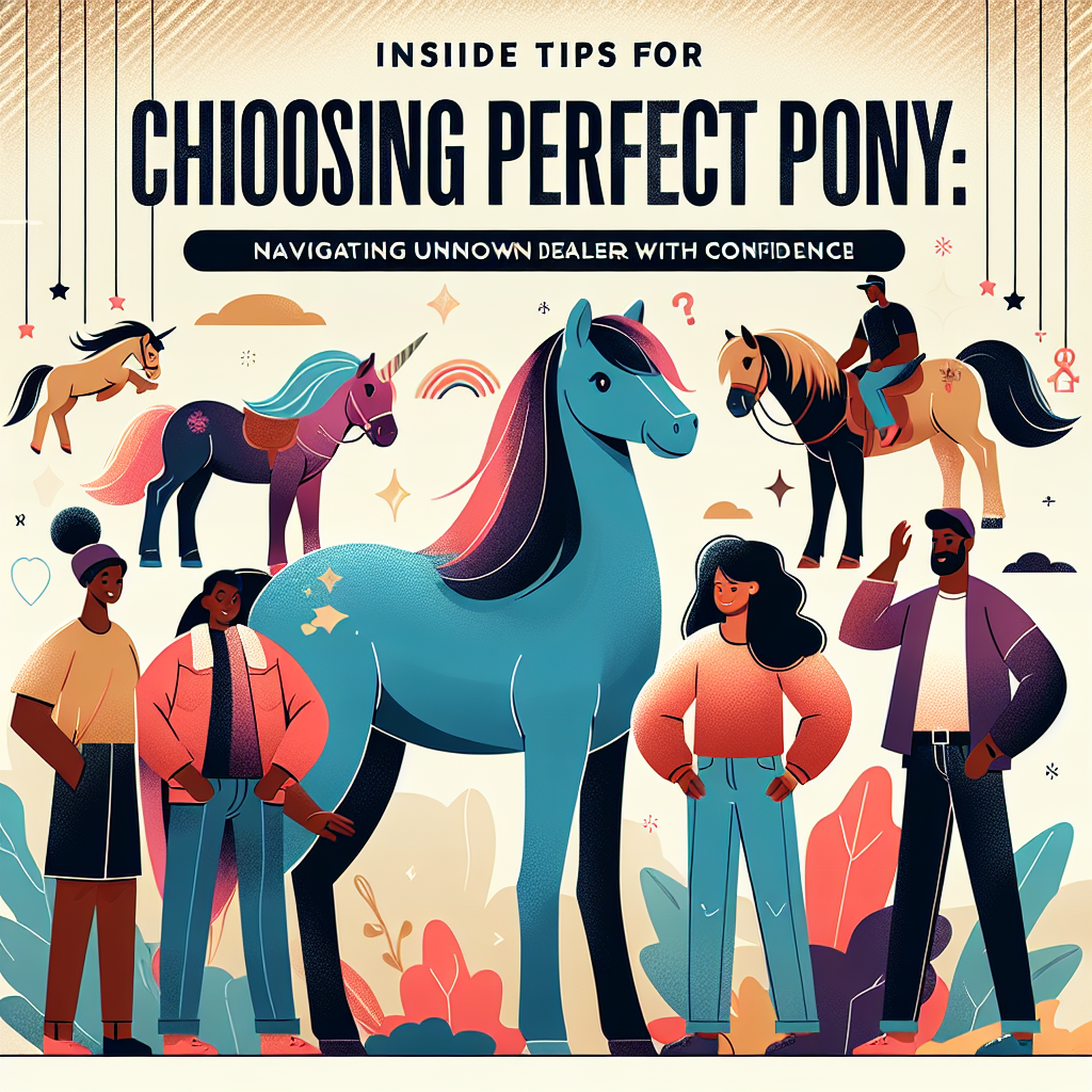 Insider Tips for Choosing the Perfect Pony: Navigating Unknown Dealers with Confidence- just horse riders